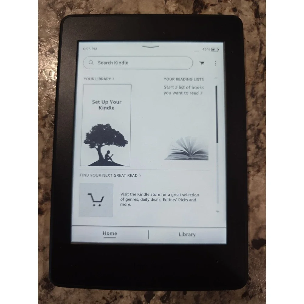 Amazon Kindle DP75SDI 3GB 7th Generation WiFi Bundle